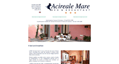 Desktop Screenshot of acirealemare.com